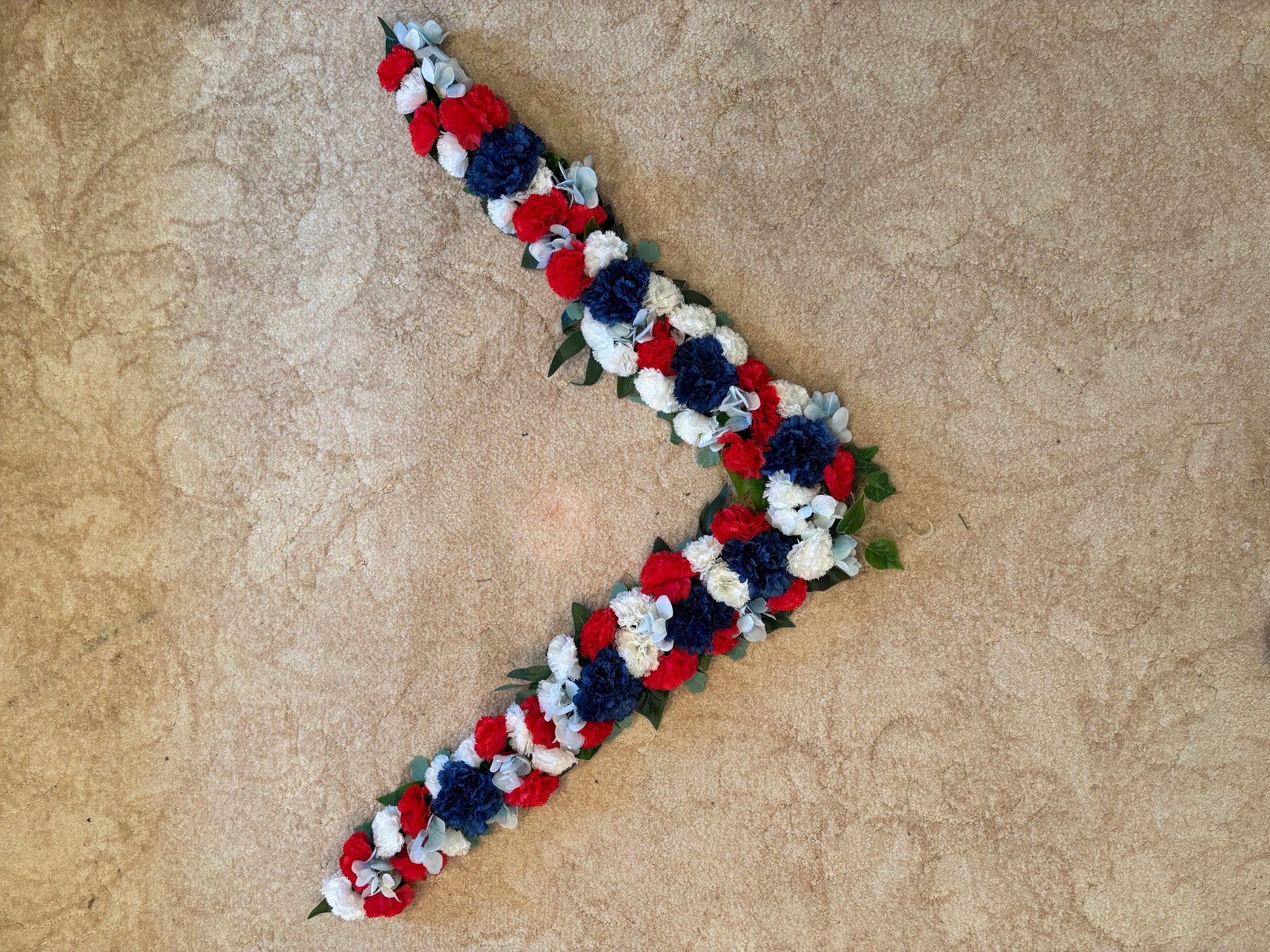 Champion pony floral garland Solva Flowers