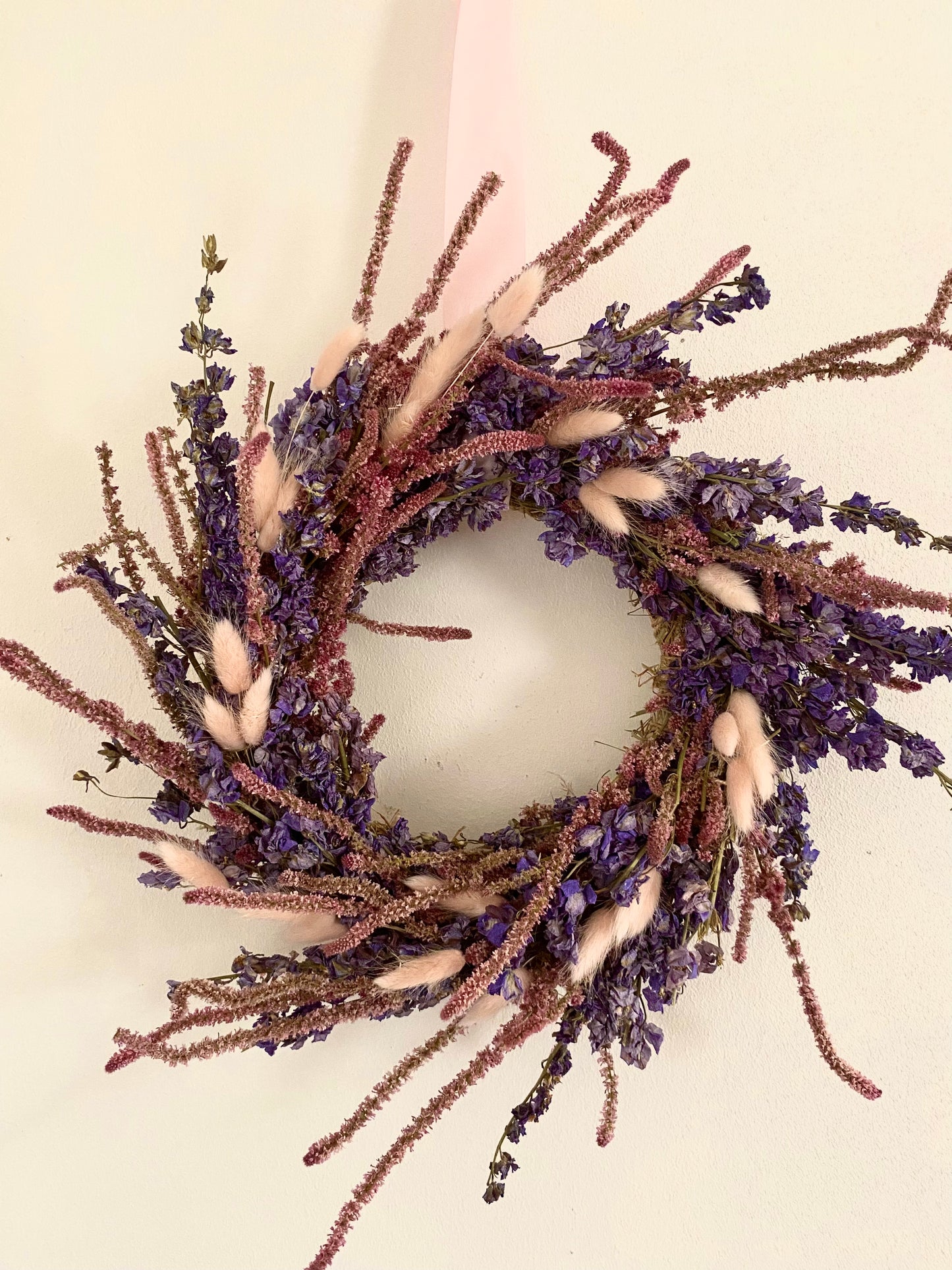 Hand made Botanical Natural hanging Dried Flower wreath wall art decoration