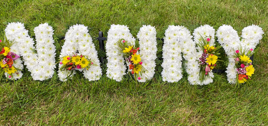 NANNY floral funeral tribute flowers