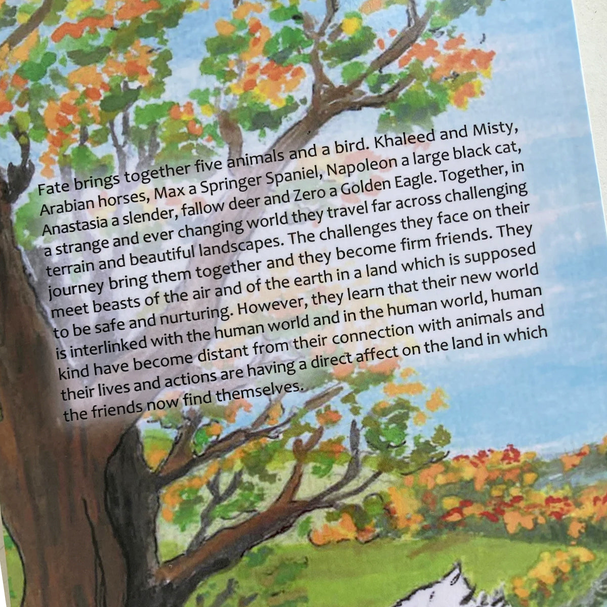 Children’s Book Novel fantasy fictional adventure story of animals friendships and family dynamics