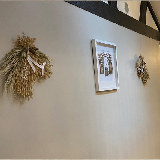 Dried and Preserved Flowers Horses Head wall decoration