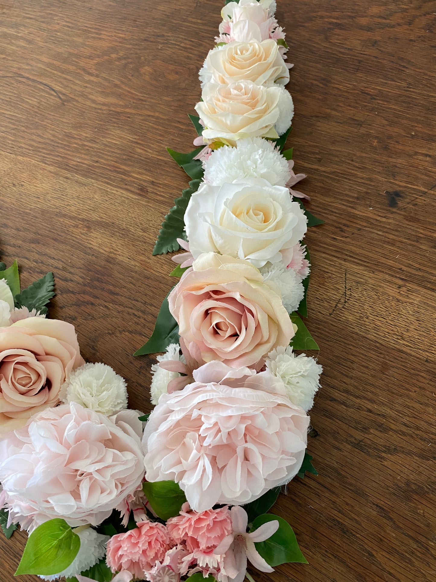 Hand Made, Pony Floral Neck Garland. Silk flowers neck collar for pony party photoshoots.