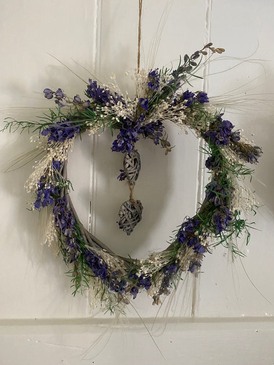 Dried Flower Natural Hanging Wall art Home decor. Hand Made.