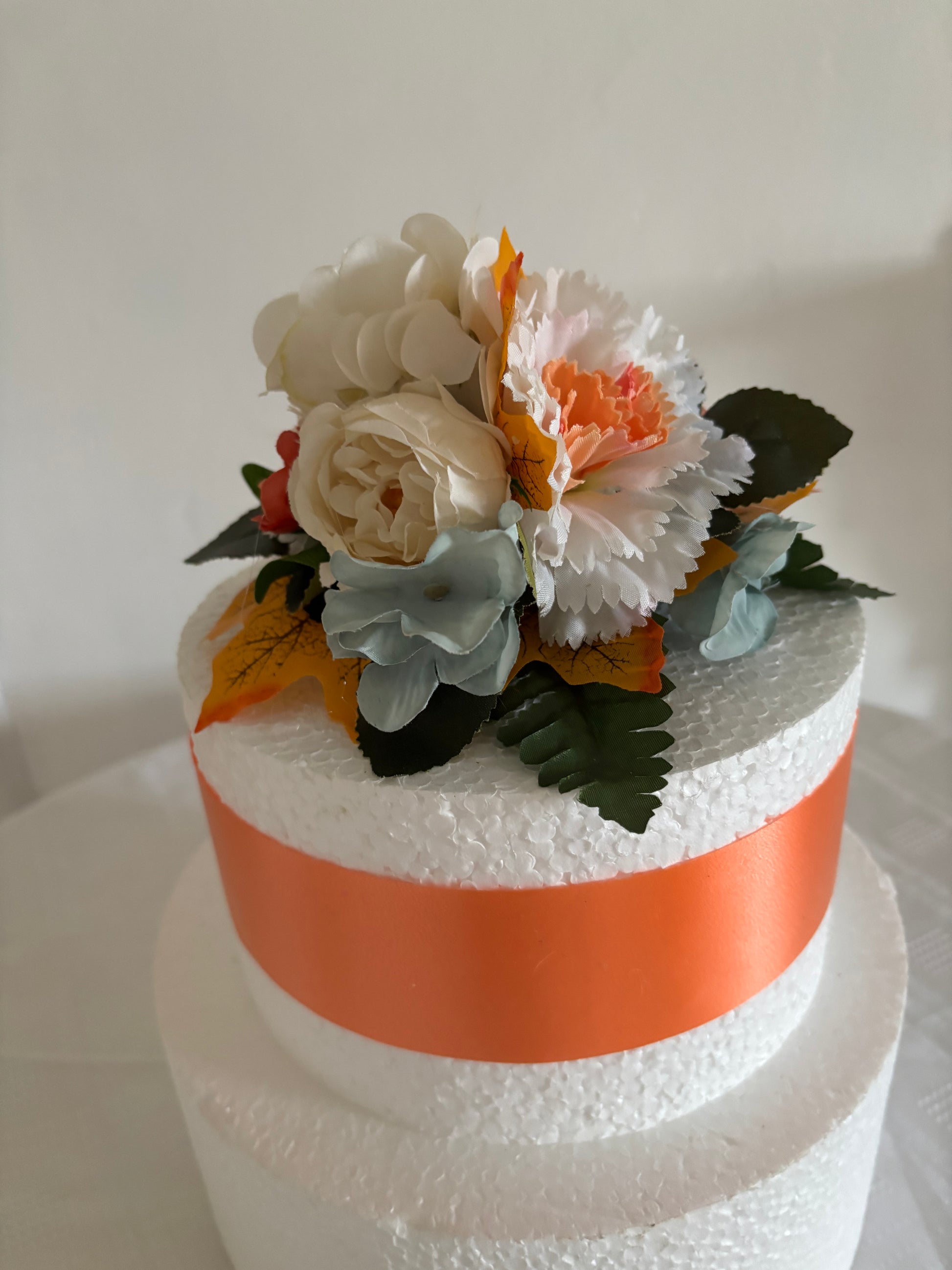 Warm Orange Cake Topper